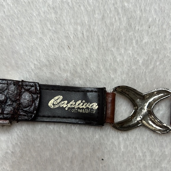 Captiva Leather/Silver Concho Belt - Picture 9 of 13